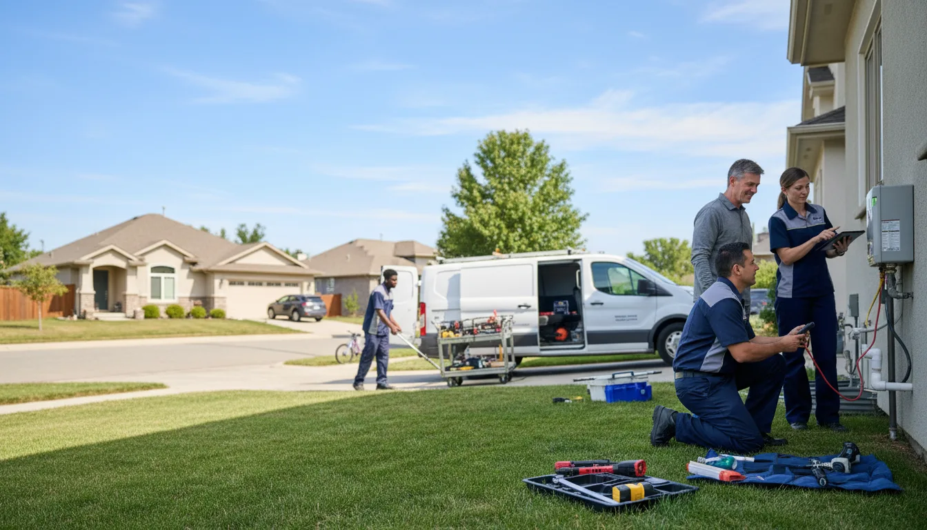Tankless water heater service in Norris, SD